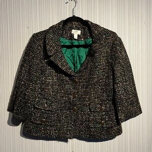 Plus size Ann Taylor 3/4 sleeve suit jacket